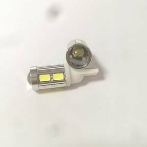 5630SMD CREE5W+LED8連 T10ウェッジ球 safety回路内蔵 無極性 アンバー　