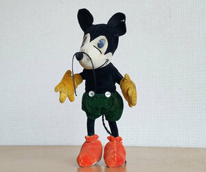 D718 年代物 steiff Mickey Mouse 1930's シュタイフ ミッキーマウス ディズニー STEIFF DOLL 現状販売