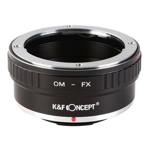 K&F Concept レンズマウントアダプター KF-OMX (オリンパスOMマウントレンズ → 富士フィルムXマウント変換）