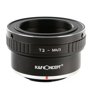 K&F Concept レンズマウントアダプター KF-T2M43 (Tマウントレンズ → マイクロフォーサーズマウント変換）