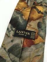 ★即納★ Lanvin ランバン ネクタイ メンズ 柄 シルク 絹 ファッション 小物 タイ スーツ シャツ ビジネス パーティー タイピン カフス_画像7