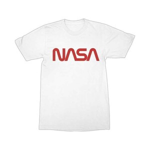 NASA Tシャツ ナサ Worm Red Logo S