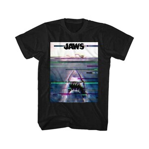 Jaws ムービーTシャツ ジョーズ Glitchy M
