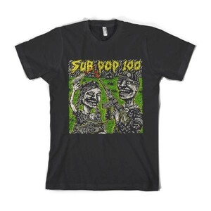 Sub Pop Records Tシャツ SP 100 Compilation S