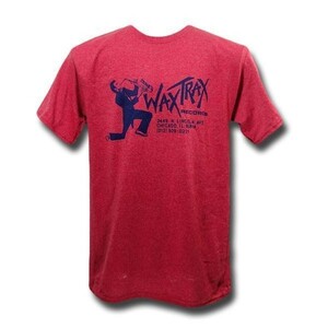 Wax Trax! Records Tシャツ Lincoln H-RED M ministry klf