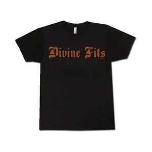 Divine Fits ディヴァインフィッツ Logo BLACK Tシャツ S