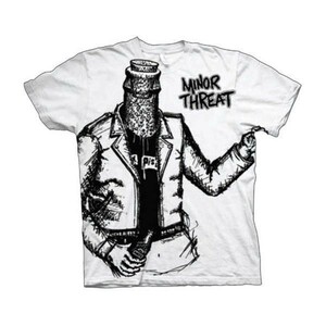 Minor Threat バンドTシャツ マイナースレット Bottleman L