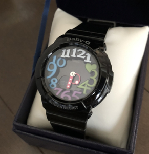 BABY-G BGA-131 ネオン イルミネーター 黒 マルチ カラー カラフル G-SHOCK CASIO ベビーG NEON 