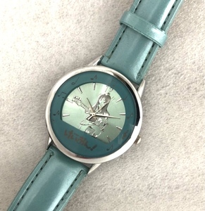  K-On Akiyama Mio original watch clock Tiffany color light blue day ... anime manga Sakura .. high school ..... liking also 