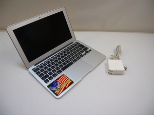 C9086★MacBook Air 11inch Mid 2013 本体＋アダプタ ※OS起動確認済 詳細未チェック 現状渡し【ジャンク】