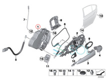 BMW E90 E91 E92 E93 リア ドアロックアクチュエーター 左側 320i 323i 325i 325xi 330i 330xi 335i M3 51227202147 出荷締切18時_画像6