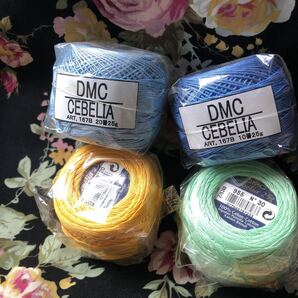 値下げ! DMC CEBELIA 10番 25g. 4個 「いいね」が多数! お早目に!