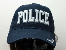 POLICE ベースボールキャップ 帽子 メンズ キャップ ROTHCO ロスコ 社製 ブランド 新品 / 紺 ネイビー_画像1