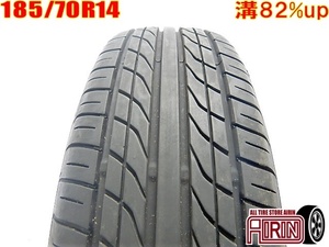 中古 185/70R14 Yellow Hat PRACTIVA BP01 サマータイヤ 1本 単品 アレックス カローラ フリード ストーリム ノート 中古タイヤ 14インチ