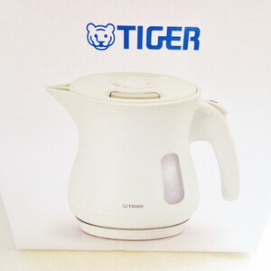 【未使用品】 電気ケトル タイガー 電気ケトル わく子 PCL-A100 ホワイト シンプルデザイン キッチン ティファール