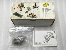 即決 PROTAR プロター D.A.M 1/24 バイク用 ライダー モーターサイクル 金属製 フィギュア No.1006 未組立て 当時物 希少 絶版_画像1