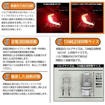 T20S T20シングル LED ストップランプ リアフォグ NEO15 150lm レッド 1個 6-A-10_画像4