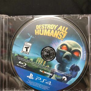 PS4中古ソフトケース無しDestroy All Humans! by THQ England.デストロイオールヒューマンズ北米版