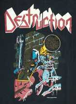 ジャーマン・スラッシュ DESTRUCTION-RELEASE FROM AGONY Tシャツ 80's ヴィンテージ SELEC-T TEE JAYS XLサイズ MADE IN USA 50/50 _画像3