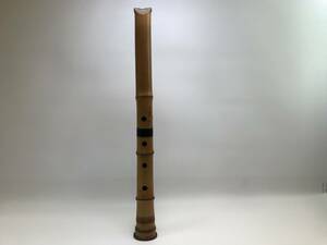 尺八 竹製 全長約48.5㎝ 和楽器 一尺六寸 琴古流 二本継 中古品 骨董 アンティーク 159517-172