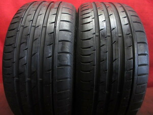 タイヤ 2本 235/35ZR19 コンチネンタル Conti Sport Contact 3 MO 235/35R19 バリ バリ山 溝アリ 送料無料★12637T