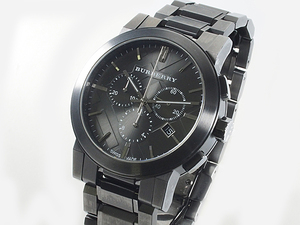 富士屋◆送料無料◆バーバリー BURBERRY シティコレクション BU9354 クロノグラフ メンズ クオーツ 腕時計