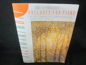 PRELUDES FOR PIANO 日焼け有/VCH