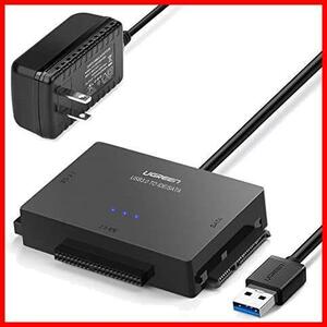 変換ケーブル USB 2.5/3.5インチ USB-A USB変換アダプタ IDE HDD SATA SSD 光学ドライブ対応 UGREEN 6TB大容量対応 USB3.0