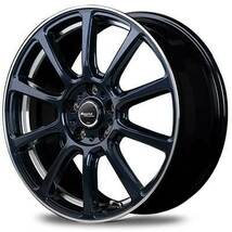 Rapid Performance/ZX10 MPV LY3P アルミホイール 4本セット 【18×7.5J 5-114.3 INSET38 ADブルー＋リムエッジDC＋アンダーカット】_画像2