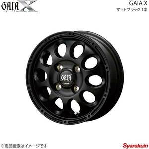 GAIA/GAIA X ミラ イース 350/360系 アルミホイール 1本 【12×4.0B 4-100 INSET42 マットブラック】