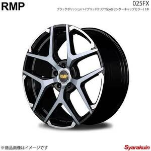 RMP/025FX レガシィツーリングワゴン BR系(TB車) ホイール1本【18×7.0J 5-100 INSET50 BPO/ハイブリッドクリア/Gold(センターキャップ)】