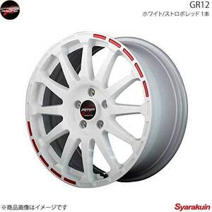 RMP RACING/GR12 レヴォーグ VM4 1.6GT アルミホイール 1本 【17×7.0J 5-114.3 INSET48 ホワイト/ストロボレッド】