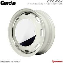 Garcia/CISCO MOON プレオプラス LA300F/310F アルミホイール1本【14×4.5J 4-100 INSET45 オールドイングリッシュホワイトリムV-PO】_画像1