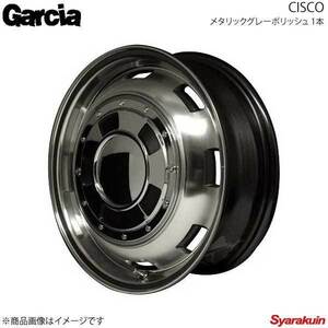 Garcia/CISCO ムーヴ/ムーヴカスタム LA100S/LA110S(TB車) アルミホイール 1本 【14×4.5J 4-100 INSET45 メタリックグレーポリッシュ】