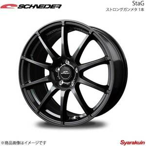 SCHNEIDER/StaG アルトラパン(ショコラ含む) HE21S(TB車) アルミホイール 1本 【13×4.0B 4-100 INSET42 ストロングガンメタ】