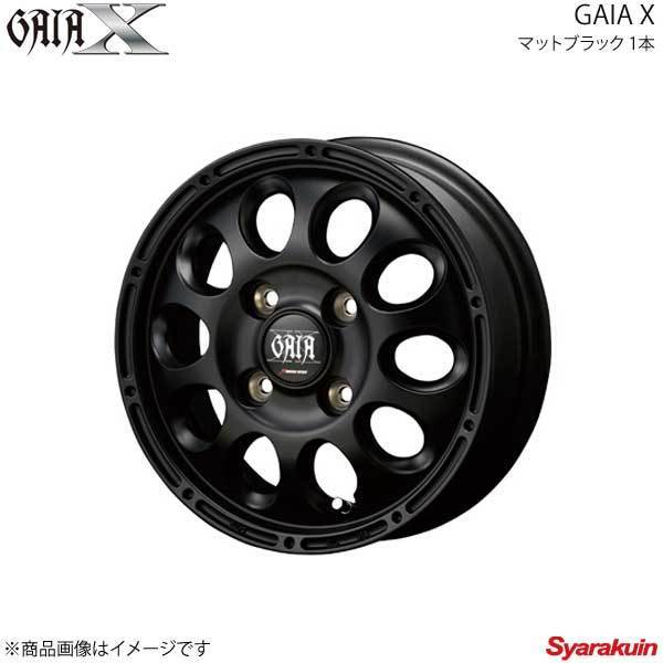 GAIA/GAIA X eKワゴン B11W アルミホイール 4本セット 【12×4.0B 4-100 INSET42 マットブラック】