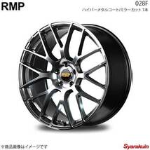 RMP/028F アクセラ/スポーツ BM系/BY系(HV車) ホイール4本セット【18×7.0J 5-114.3 INSET48 ハイパーメタルコート/ミラーカット】_画像1