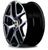 RMP/025FX CX-8 アルミホイール 1本 【18×7.0J 5-114.3 INSET42 ブラックポリッシュ/ハイブリッドクリア/Gold(センターキャップカラー)】_画像3