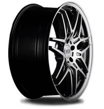 RMP/720F アルファード 30系 後期 3.5L アルミホイール1本【18×8.0J 5-114.3 INSET42 セミグロスガンメタ/リムポリッシュ】_画像4