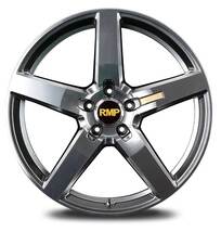 RMP/050F アルファード 30系 後期 2.5L/HV アルミホイール1本【18×7.0J 5-114.3 INSET48 ガンメタDC/マットスモーククリア】_画像2