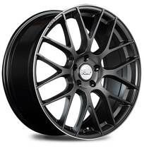 RMP/028F アルファード 30系 後期 3.5L アルミホイール1本【18×7.0J 5-114.3 INSET48 セミグロスガンメタ＋R-DC＋ロゴマシニング】_画像3