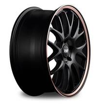 RMP/820F レガシィB4 BM系 アルミホイール 1本 【18×7.0J 5-100 INSET50 セミグロスブラック/デュアルポリッシュ/ブロンズクリア】_画像4