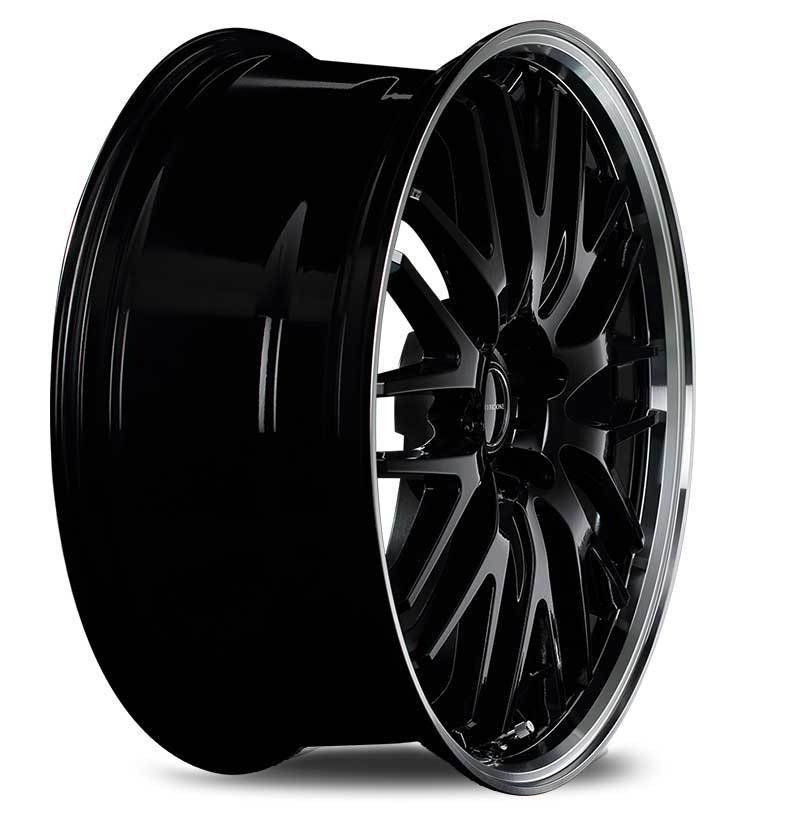 VERTEC ONE/EXE10 MRワゴン/MRワゴンWit 22系 アルミホイール 1本 【14×4.5J 4-100 INSET45 グロッシーブラック/リムポリッシュ】 VERTEC ONE/EXE10 MRワゴン/MRワゴンWit 22系 アルミホイール 1本 【14×4.5J 4-100 INSET45 グロッシーブラック/リムポリッシュ】