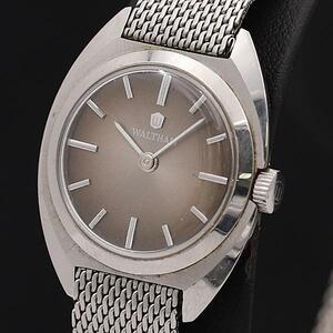 W243 ジャンク 正規品【ウォルサム】手巻き グレー系文字盤 レディース腕時計