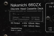 Nakamichi ナカミチ カセットデッキ 660ZX【ジャンク品】_画像7