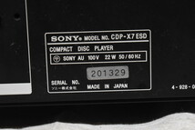 SONY ソニー CDP-X7ESD CDプレーヤー【ジャンク品】_画像7