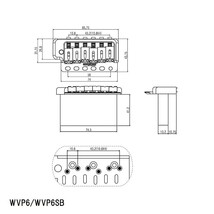 Wilkinson 高機能トレモロユニット WV6SB-Gold (宅配便A)_画像4