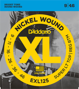 D'Addario EXL125 Super Light Top/Regular Bottom [09-46] (メール便対応)