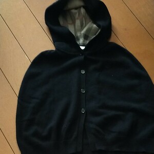 BURBERRY　カシミヤニットケープ　24m 92