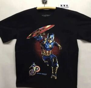 新品 キャプテンアメリカ Tシャツ XXL サイズ 管3037